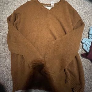 Mens Viyella XL brown cashmere sweater